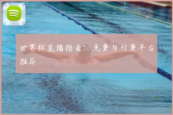世界杯直播指南：免费与付费平台推荐