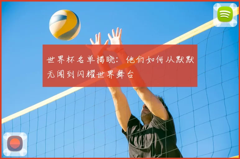 世界杯名单揭晓:他们如何从默默无闻到闪耀世界舞台