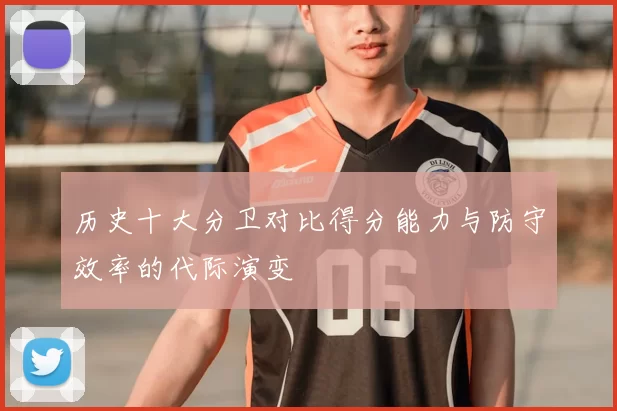 历史十大分卫对比得分能力与防守效率的代际演变