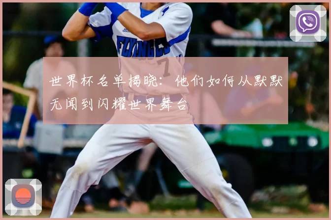世界杯名单揭晓:他们如何从默默无闻到闪耀世界舞台