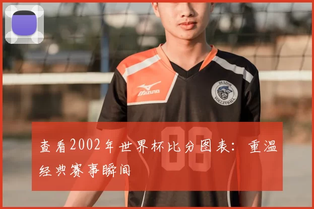 查看2002年世界杯比分图表:重温经典赛事瞬间